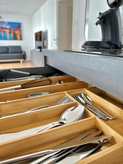 Amao-Pearl I Comfort Suite I 94Qm I Kingsize-Bett I Exklusiv Mit Balkon & Tiefgarage I Aufzug Offenburg Exteriör bild